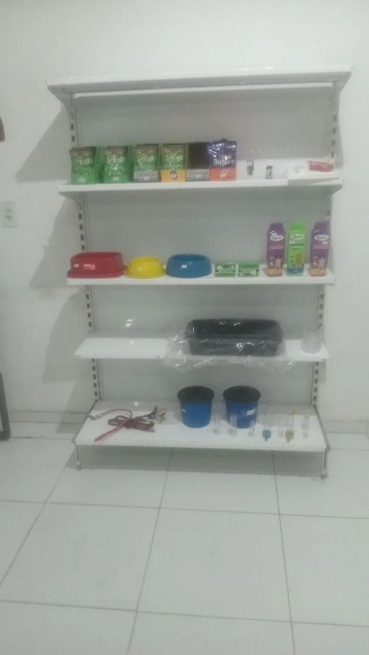 Gôndola nova para comércio 