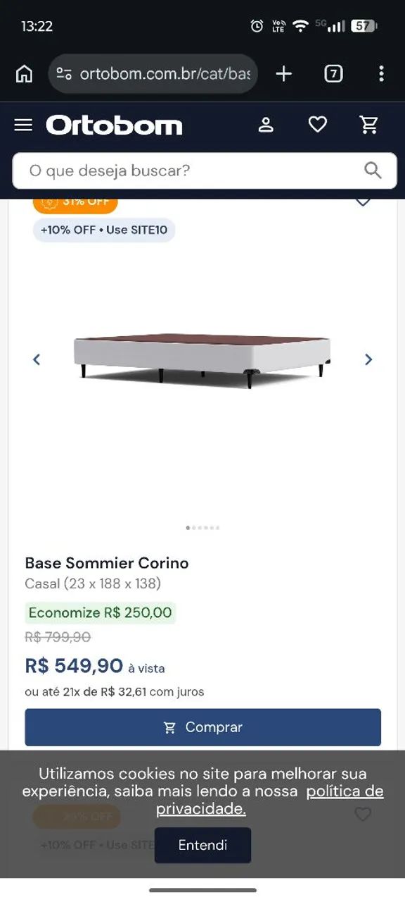 Cama de Casal Ortobom Ouro Spring  - Foto 5