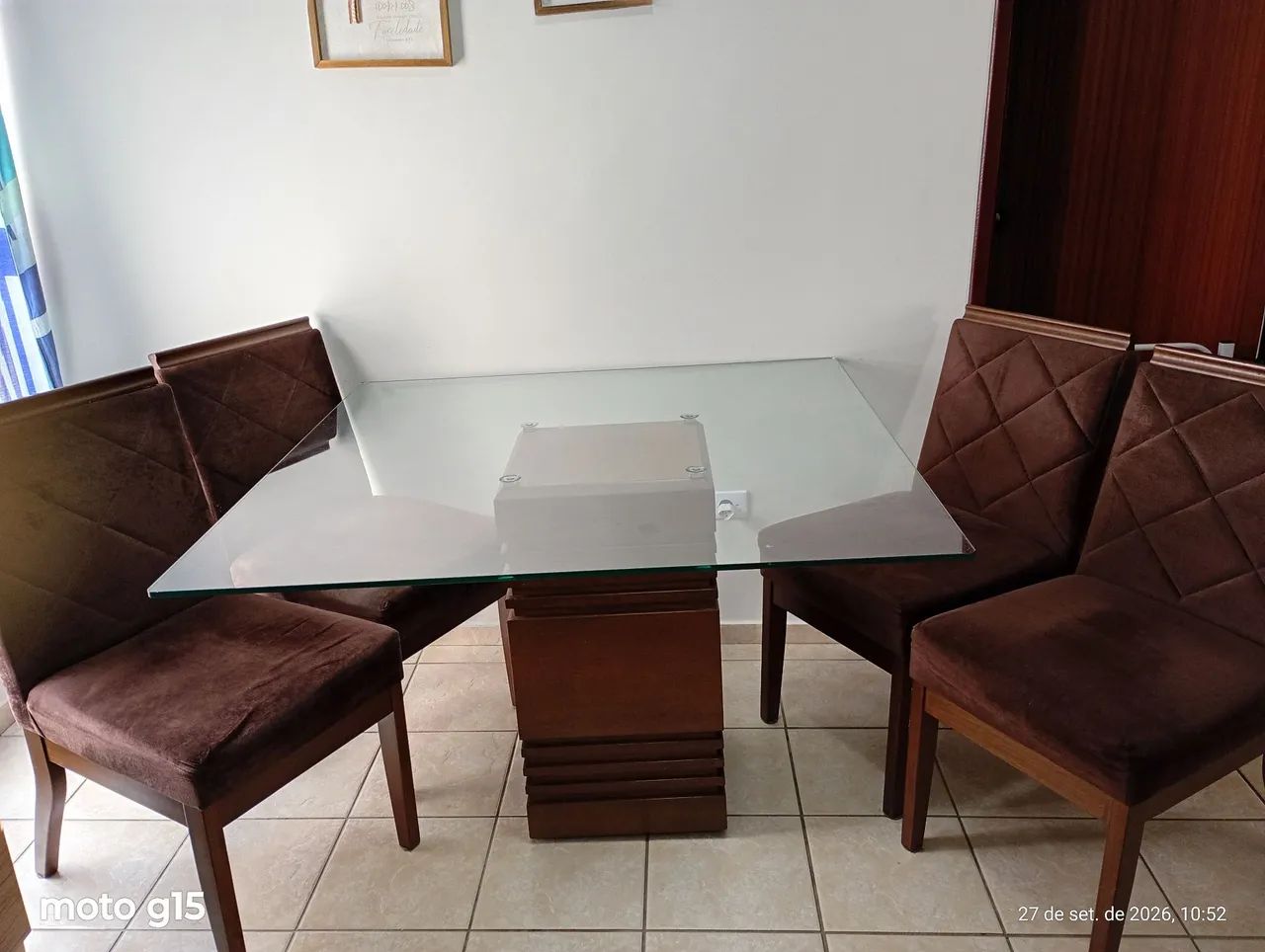 Mesa com 4 cadeira - Foto 2