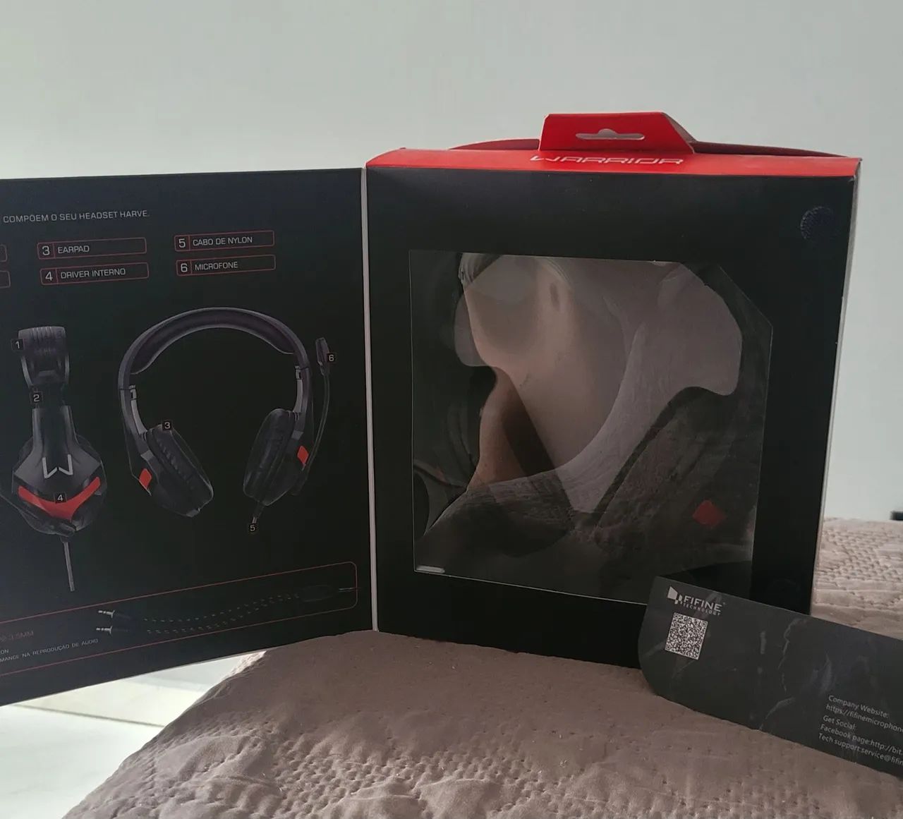 Headset Warrior Usado - Foto 2