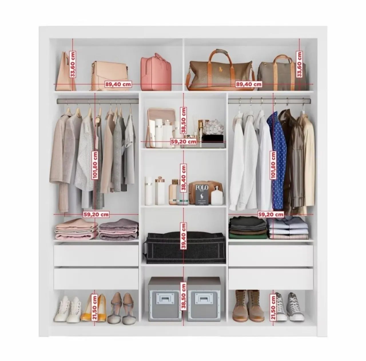 Closet com 4 gavetas - Foto 3