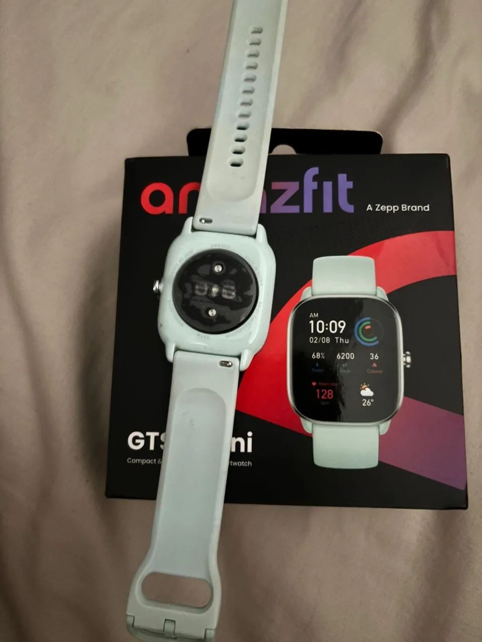 Relógio Amazifit GTS 4mini cor gelo - Foto 5