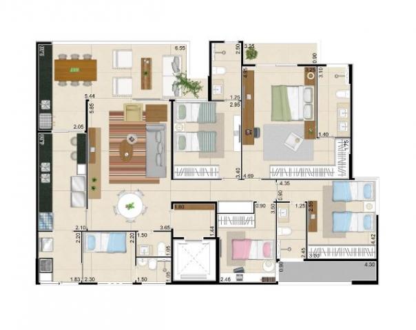 Apartamento 152,02m² Living Garden Residencial Guararapes - Foto 20