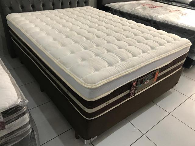 Cama Box Casal Castor Silver Star em Molas Ensacadas - Top de Linha! - Foto 3