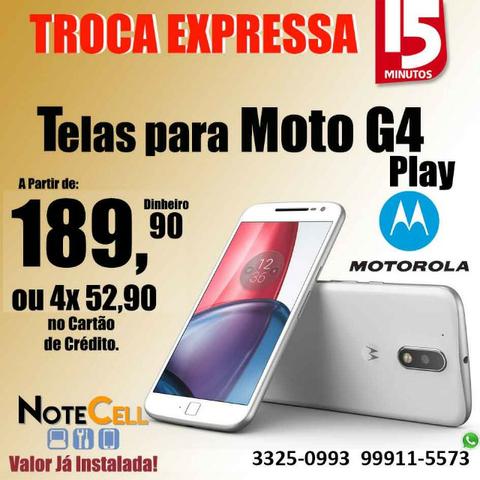 Tela para Moto G4 Play ( Display LCD ) - Instalação Imediata