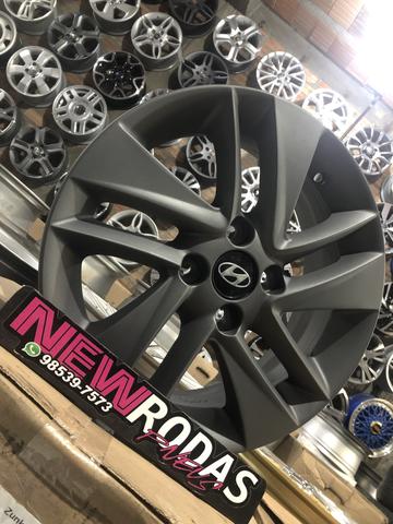 Rodas Hb 20 Aro 15 Original cor Grafite fosca - Foto 3