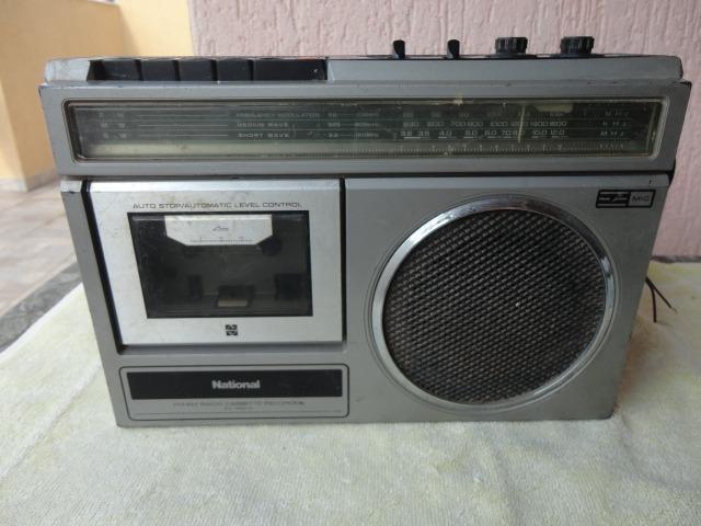 Antigo Rádio Toca Fita National No Estado Leia Cpo Descrição - Foto 5