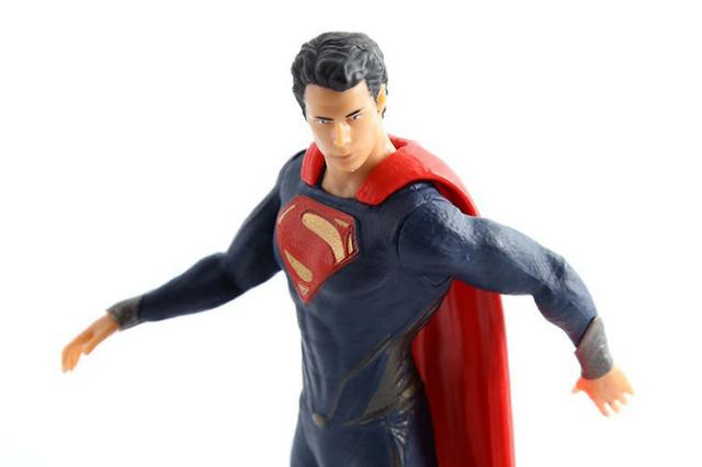 Boneco Super Homem Estátua 11cm Liga Da Justiça + Brinde!!! - Foto 5