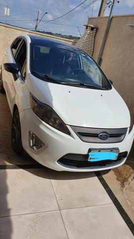 New Fiesta Branco 2013 1.6 Completo 2019 Pago