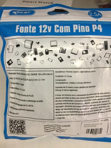 Fonte 12 volts 2.5 amperes para ligar varios aparelhos - Foto 2