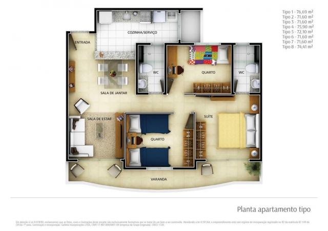 Apartamento residencial à venda, engenheiro luciano cavalcante, fortaleza. - Foto 13