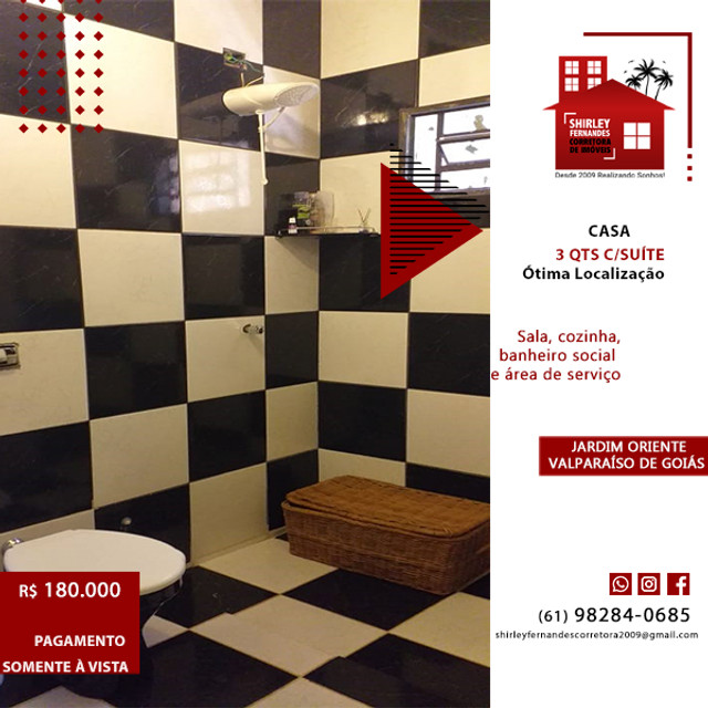 Casa 3 Qts c/Suíte Atrás do Colégio Cejo - Jardim Oriente - Foto 8