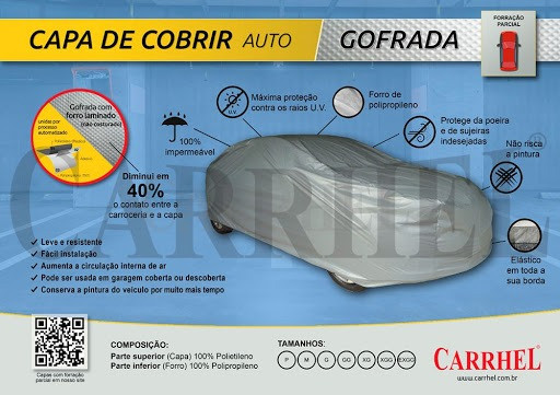 Capa Protetora Para Vários Modelos De Carro - Cobre Sol Chuva - Foto 2
