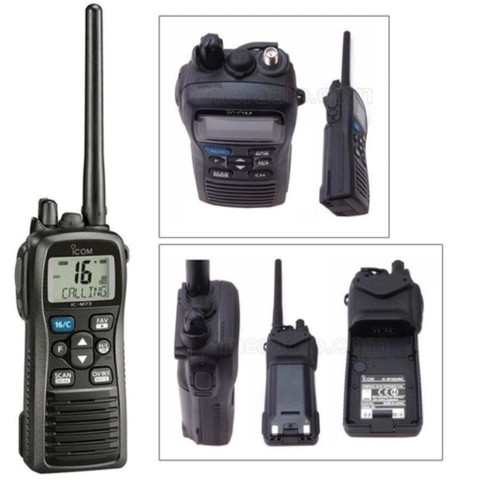 Rádio Marítimo Portátil Icom Ic-M73 Vhf Slim<br><br> - Foto 2