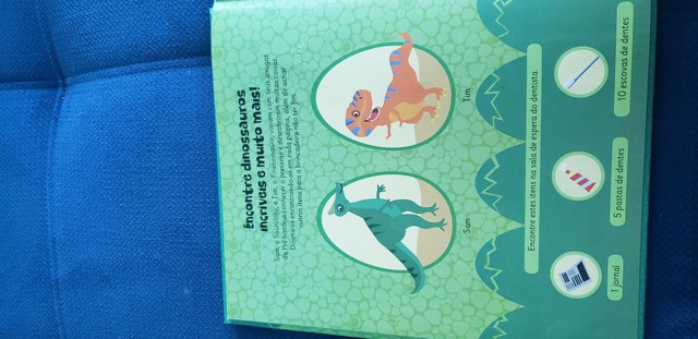 Livro encontre dinossauros incríveis e muito mais 