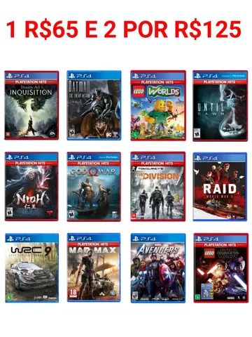 NOVO) Jogos de PlayStation 4 games para PS4 e PS5 Lacrado