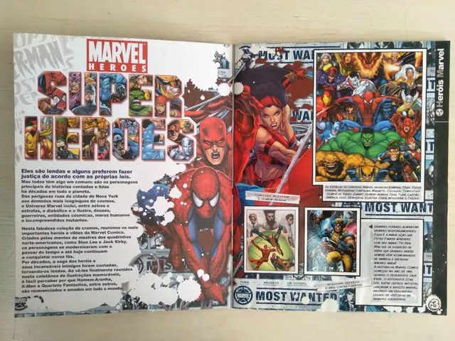 Álbum de figurinhas HERÓIS MARVEL - Foto 2