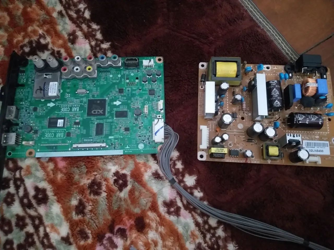 Placa mãe e fonte para TV 32LN5400