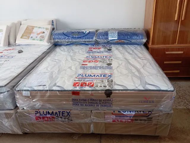 CONJUNTO BOX QUEEN MOLAS ENSACADAS NOVO