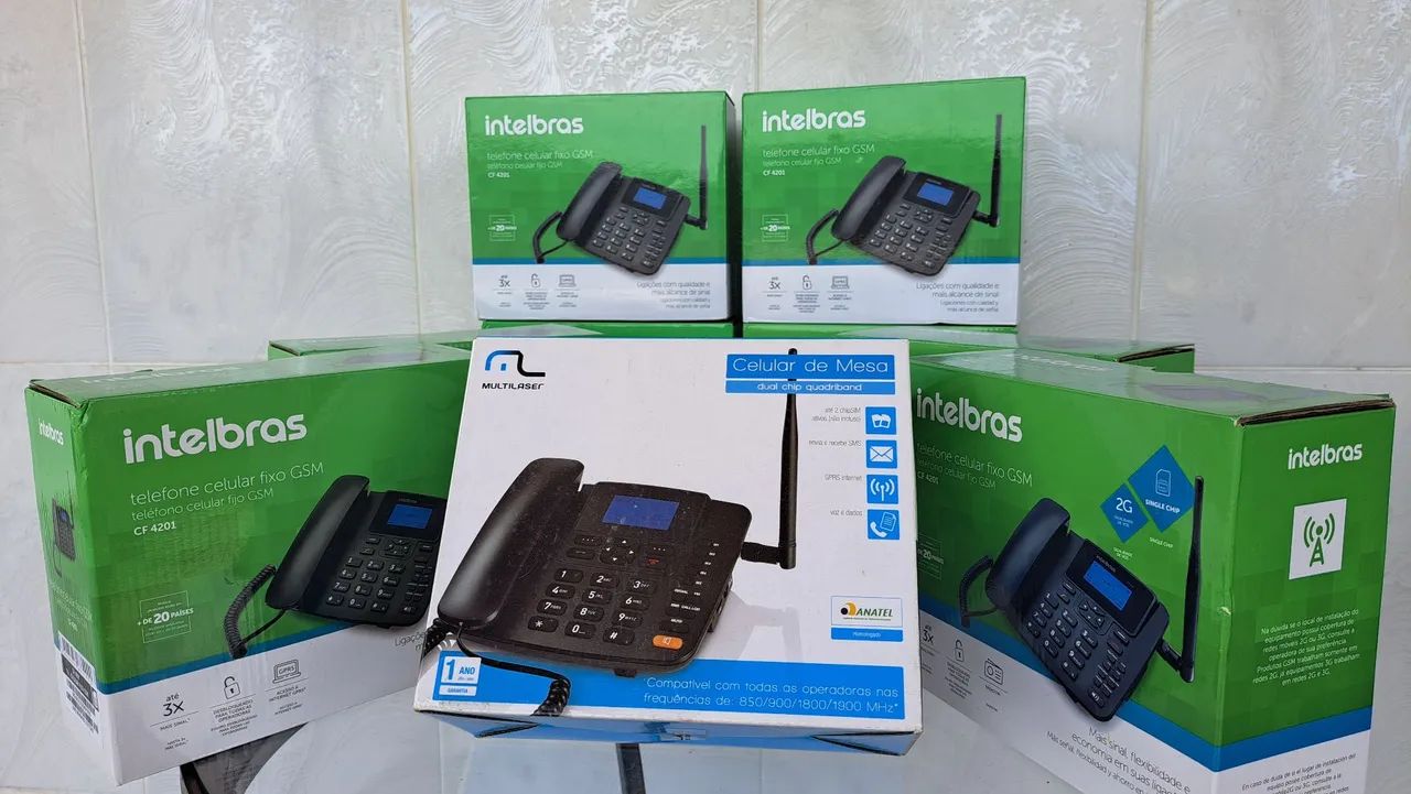 Caixas telefone de mesa.(VAZIAS) - Foto 2