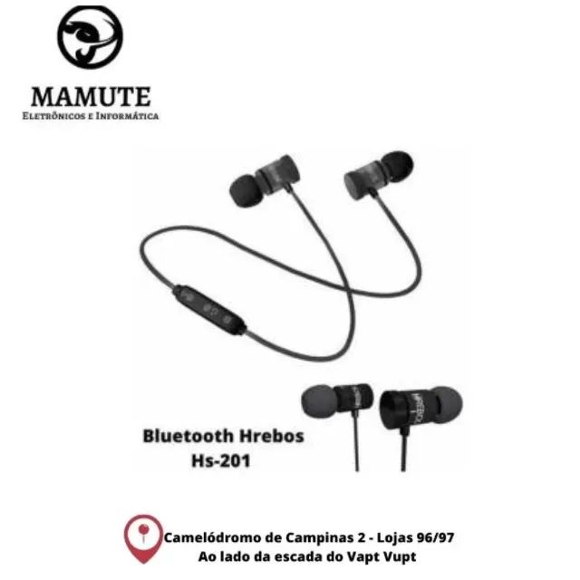 Fone Bluetooth Music Conection Hrebos Hs-201