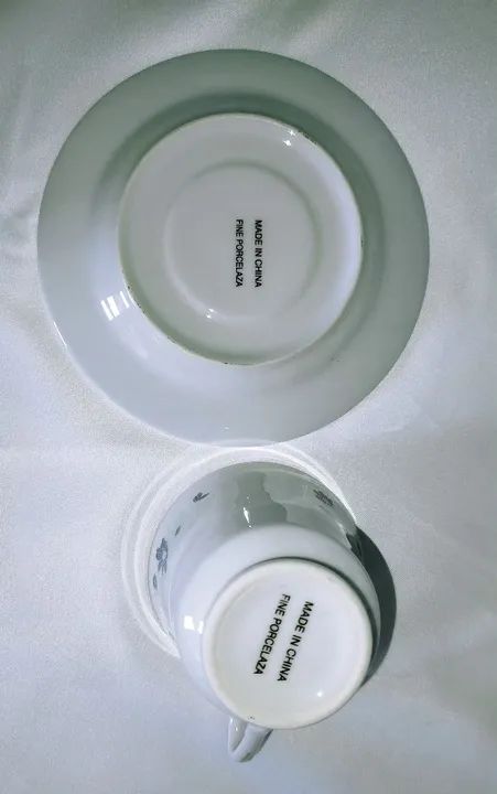 Jogo de Chá com 5 Peças - Flores Delicadas - Foto 5