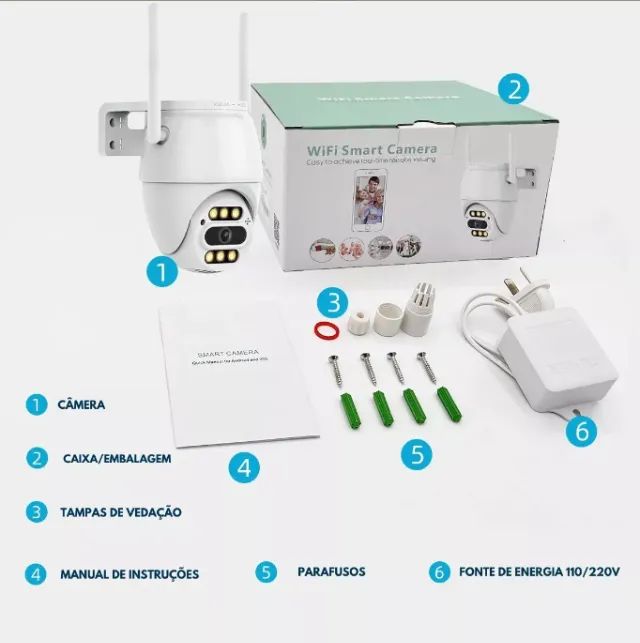 Camera Smart 4mp a Prova Dágua - Lançamento - Foto 2