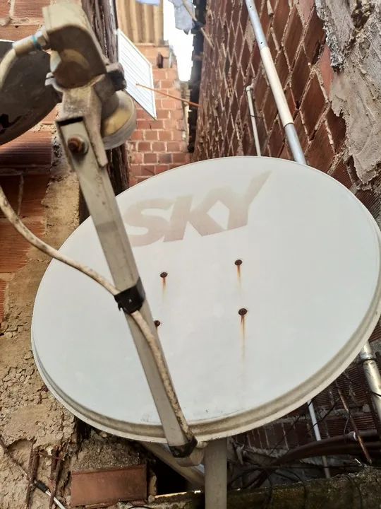 KIT RECEPTOR SKY E ANTENA COMPLETO - Foto 6