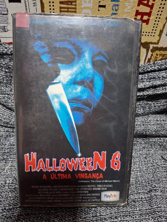 VHS halloween 6 - raro