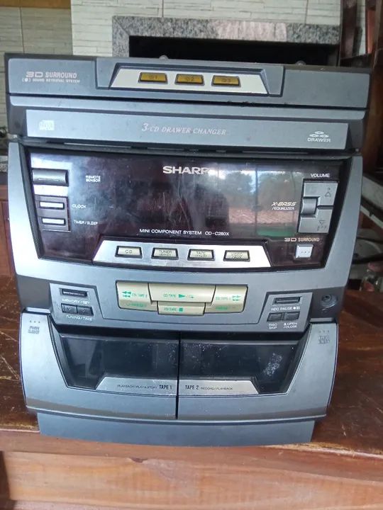 Som Sharp 3 CD Player