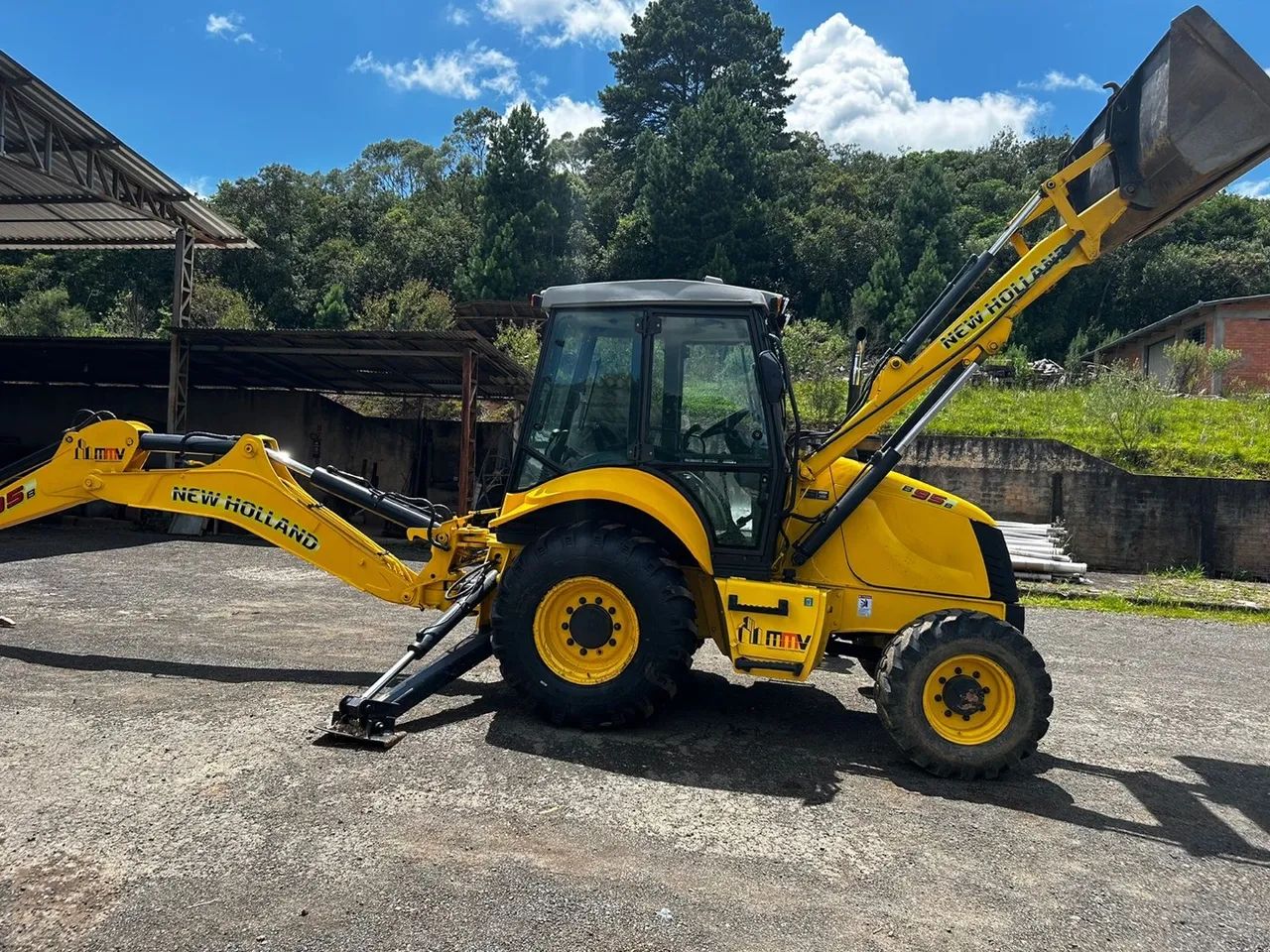 Retro escavadeira new holland b95b 2012 - Foto 2