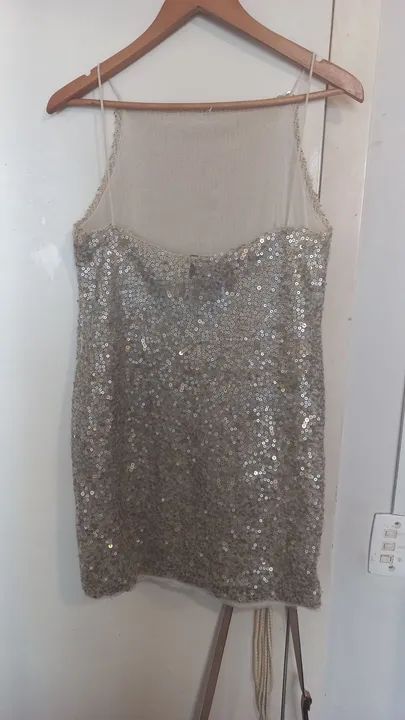 Vestido de paetê P - Foto 2