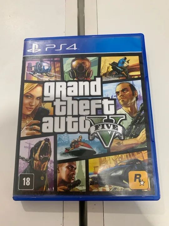 Jogo Original PlayStation 4 GTA V (Com mapa)?