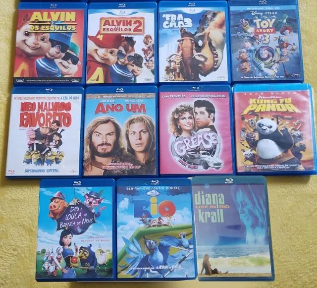 Blu ray originais - Shows e Filmes