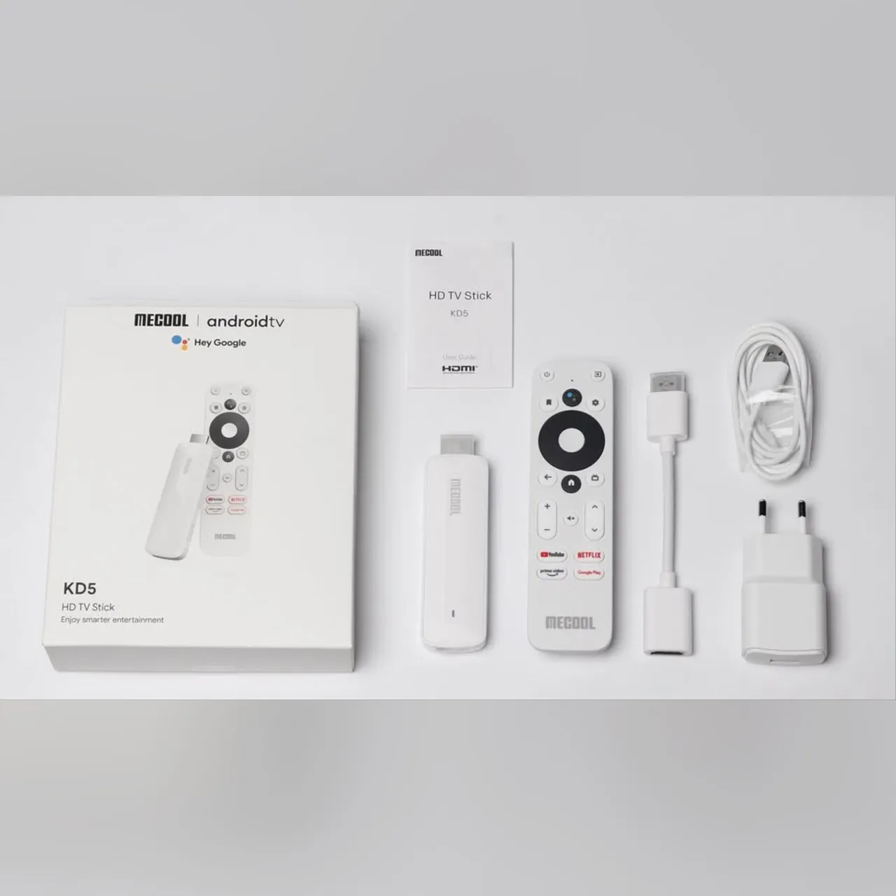 Mecool Kd5 Tv Stick/Android Tv 11/Chromecast integrado/Comandos de Voz
