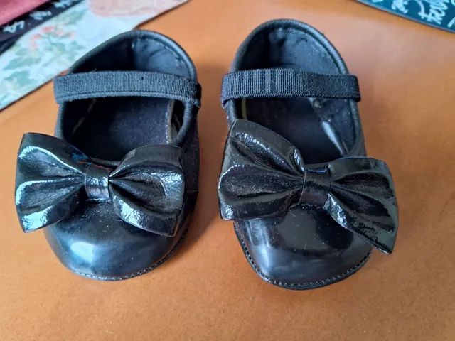 Sapatilha Bailarina Bebê Pampili Preta - Tamanho 16