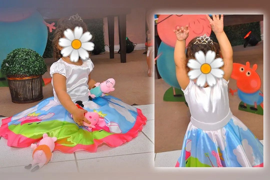 Vestido Festa Infantil Peppa Pig  - Foto 2