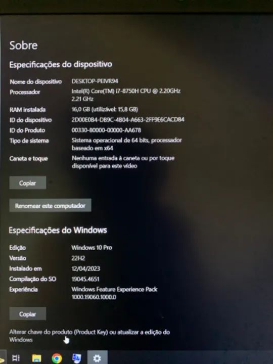 Notebook gamer Dell G7 GTX 1050 TI - Foto 3