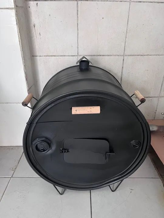 Churrasqueiras de Tambor - Kit Completo - Foto 2