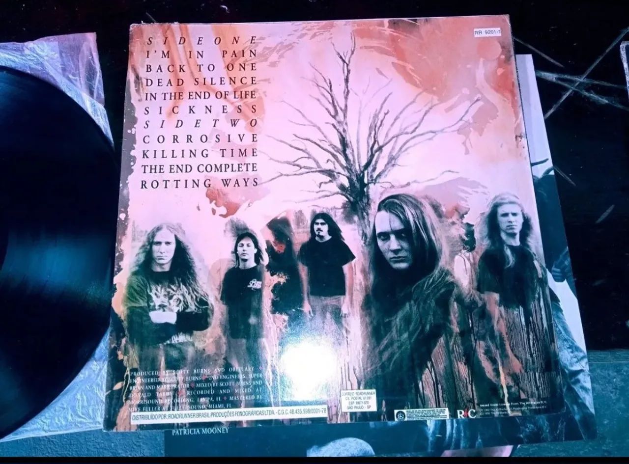 LP  Obituary The End Complete, Death Metal, Tipo Canibal Carc - Foto 2