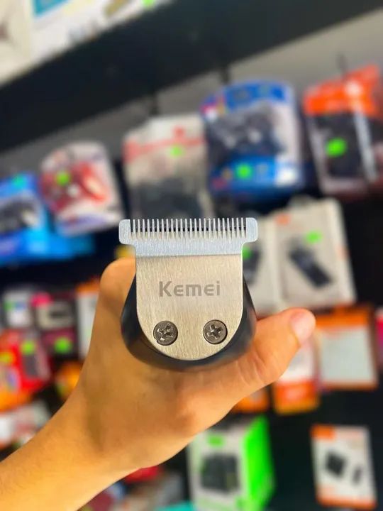 MÁQUINA DE CORTE E ACABAMENTO 11 EM 1 KEMEI KM-5031 - Foto 5
