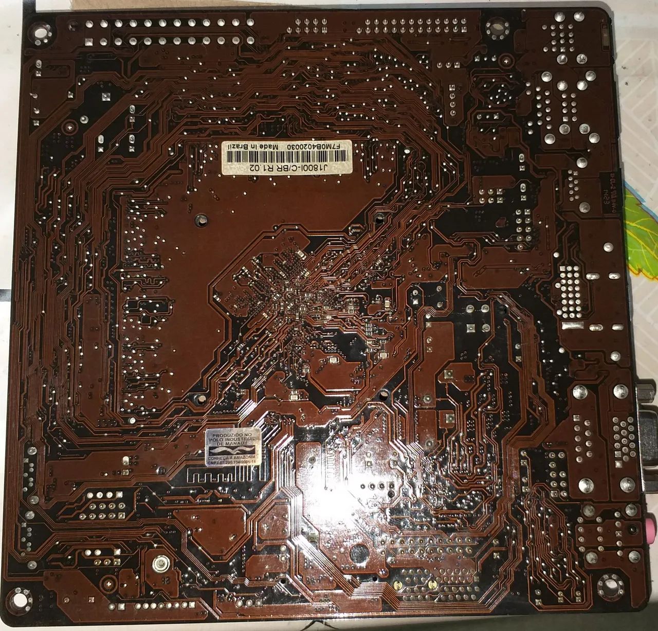 Placa Mãe Mini iTx Asus J1800i-c-br Rev 1.02 Ddr3 Bios Ok - Foto 6