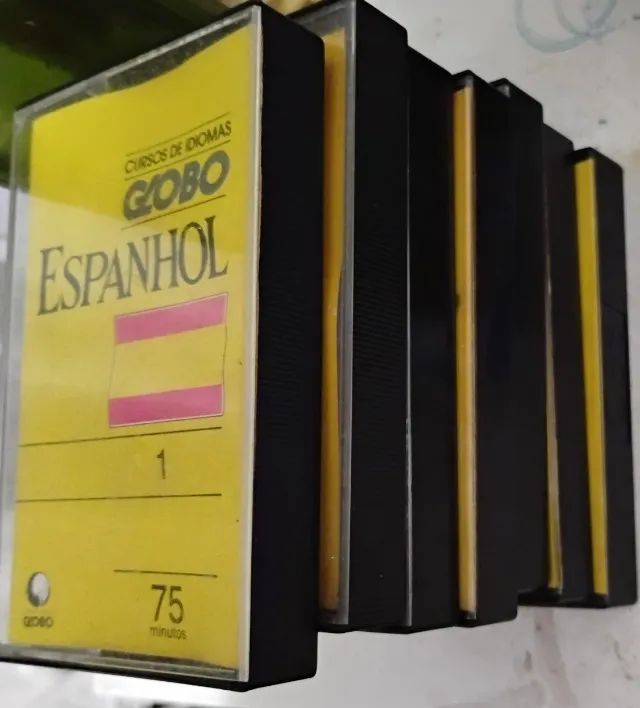 RARIDADE Cassetes de espanhol do Globo