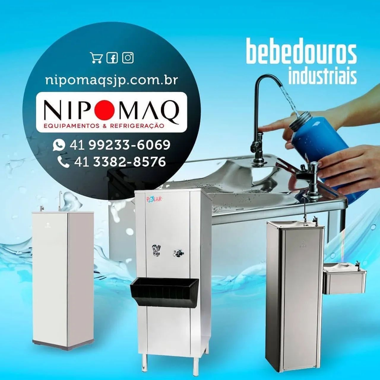 RESFRIADOR DE ÁGUA INDUSTRIAL 200L 3TG 1TN - FRISBEL   - Foto 6