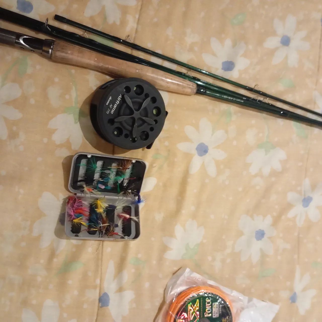 Kit Pesca com fly Completo 