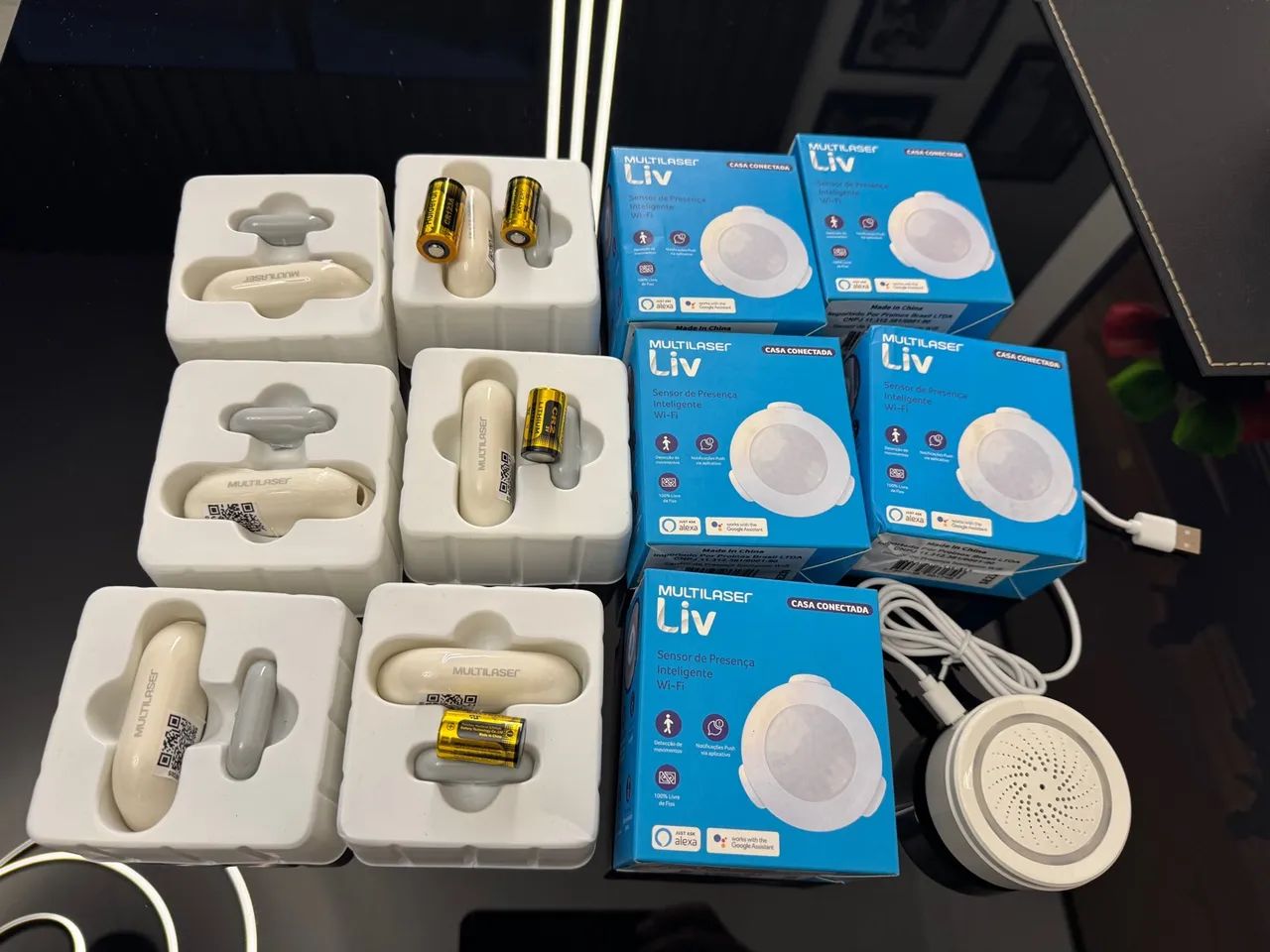 Sensor de Presença Inteligente Multilaser Liv Wi-Fi