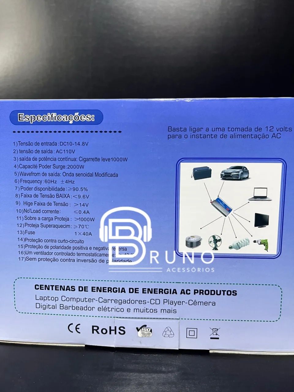 Inversor 1000w Leboss - Foto 3