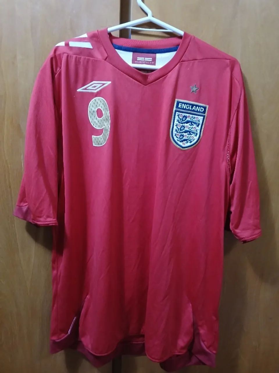 Camisa II da Seleção da Inglaterra 2007/08 Wayne Rooney