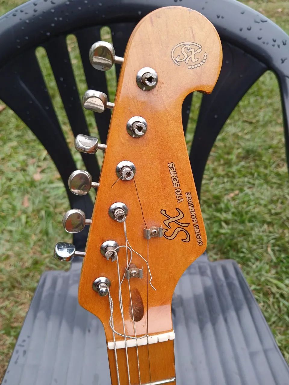 Guitarra sx Stratocaster Vintage - creme vintage - Foto 2