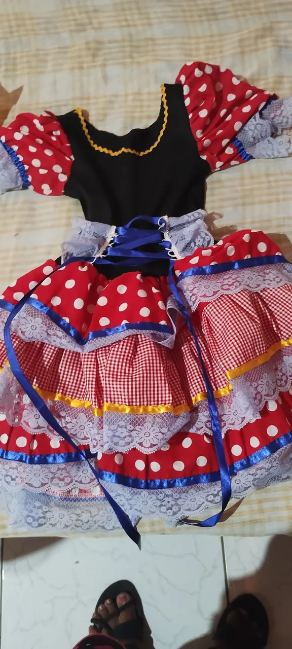 Vestido Infantil Festa Junina